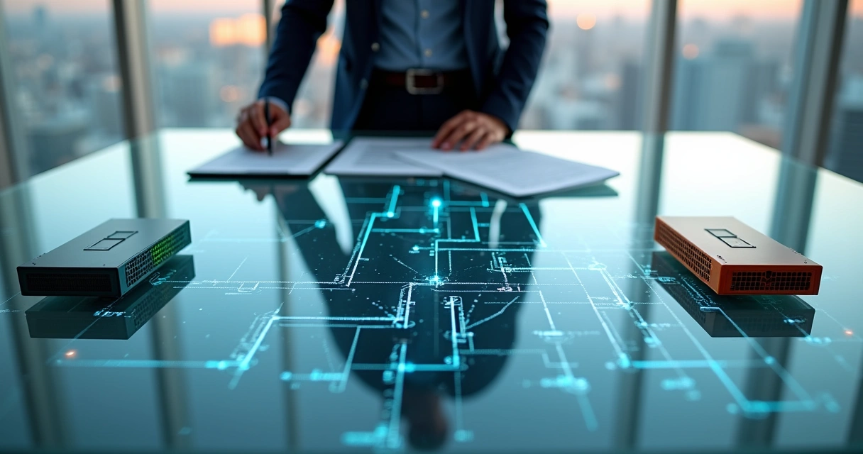 Gestor escolhe entre diferentes rotas digitais de conectividade corporativa