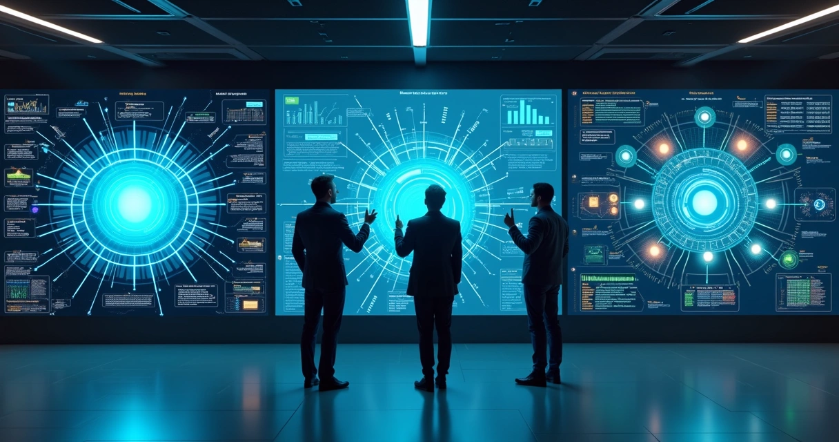 Comparação visual entre três modelos de service desk em painel dividido